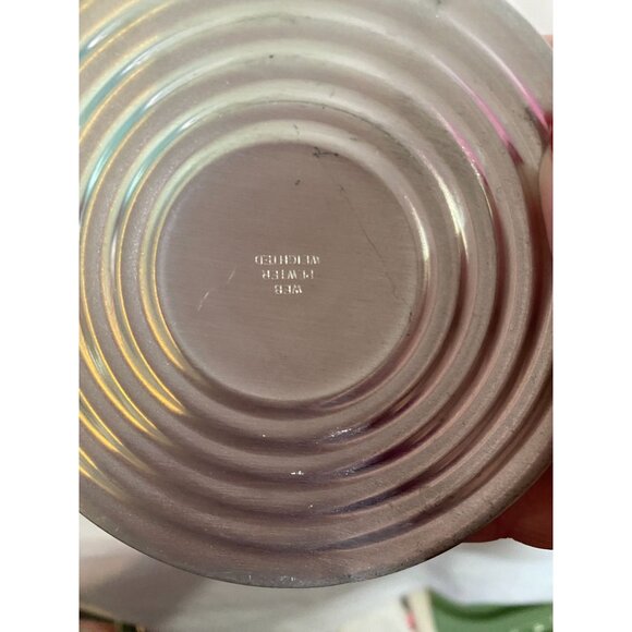 Web Pewter weighted candlestick holders set of 2 - Picture 4 of 7